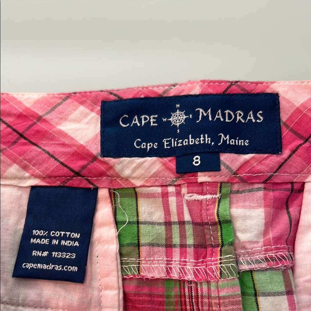 Pink and Green women’s madras skirt by Cape Madras - Picture 2 of 9